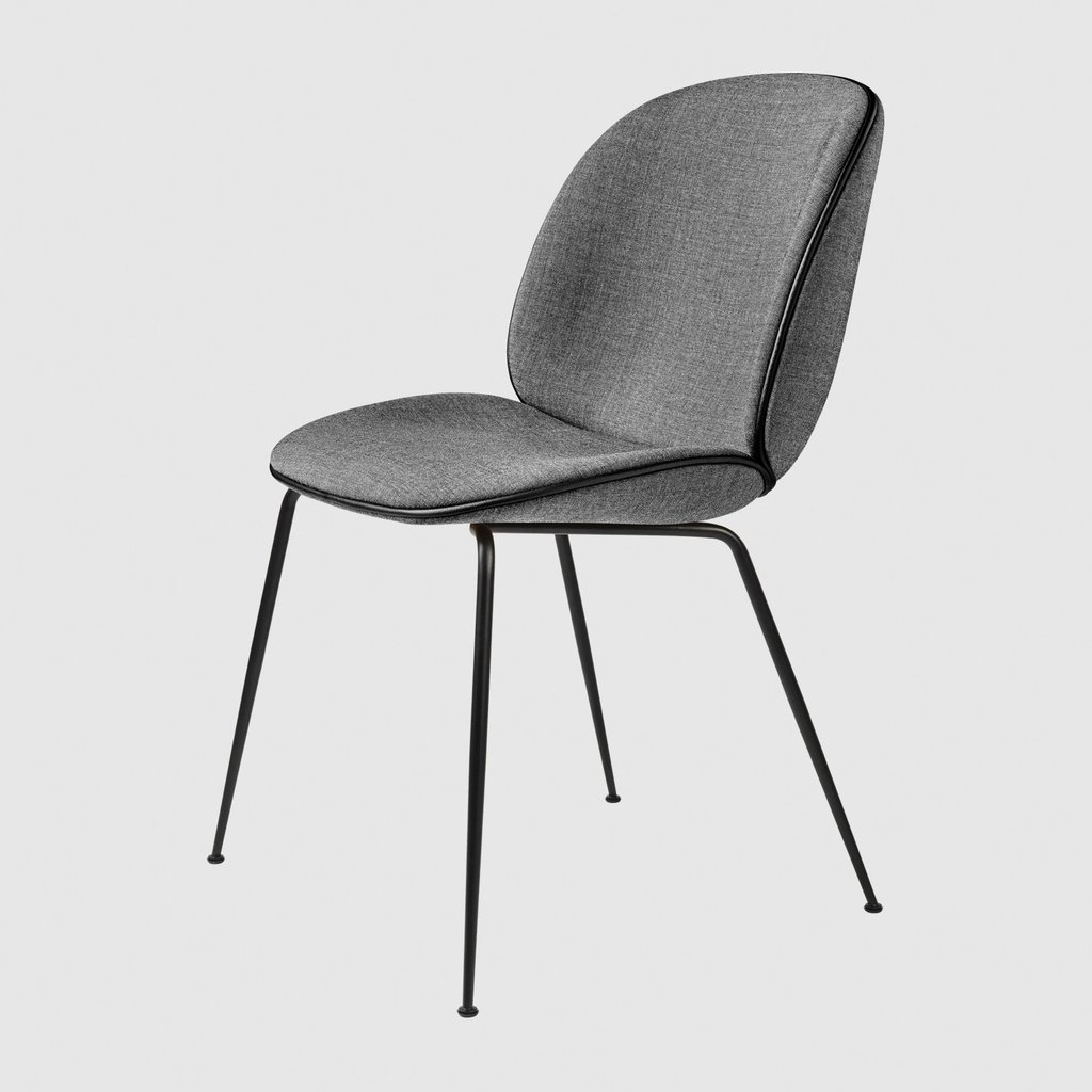 Beetle Dining Chair - Fully Upholstered - Conic base