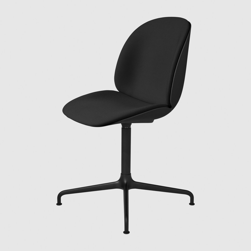 Beetle Meeting Chair - Front Upholstered - 4-Star Swivel Base