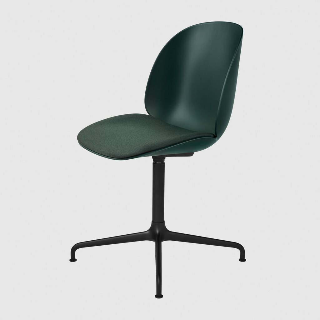 Beetle Meeting Chair - Seat Upholstered - 4-Star Swivel Base