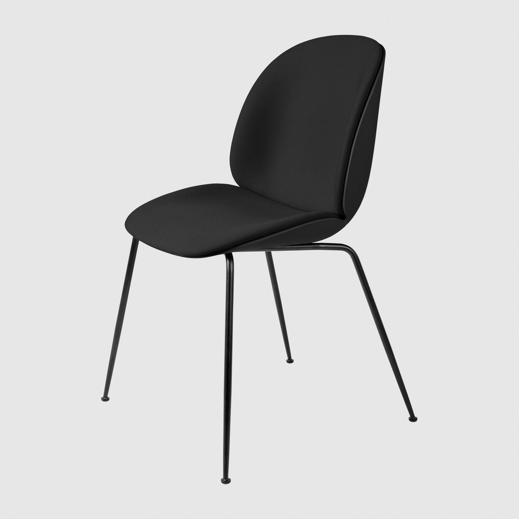 Beetle Dining Chair - Front Upholstered - Conic base