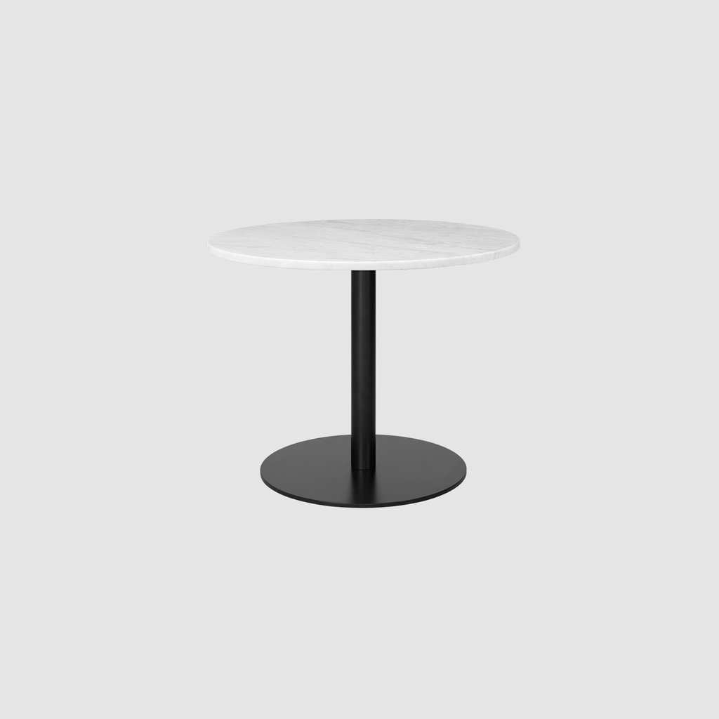 GUBI 1.0 Lounge Table - Round - Dia. 80 - Black base