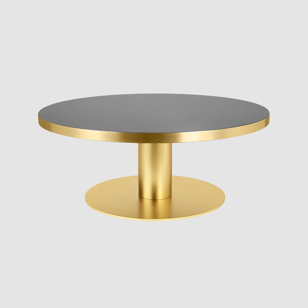 GUBI 2.0 Coffee Table - Round - Dia. 110 - Brass base