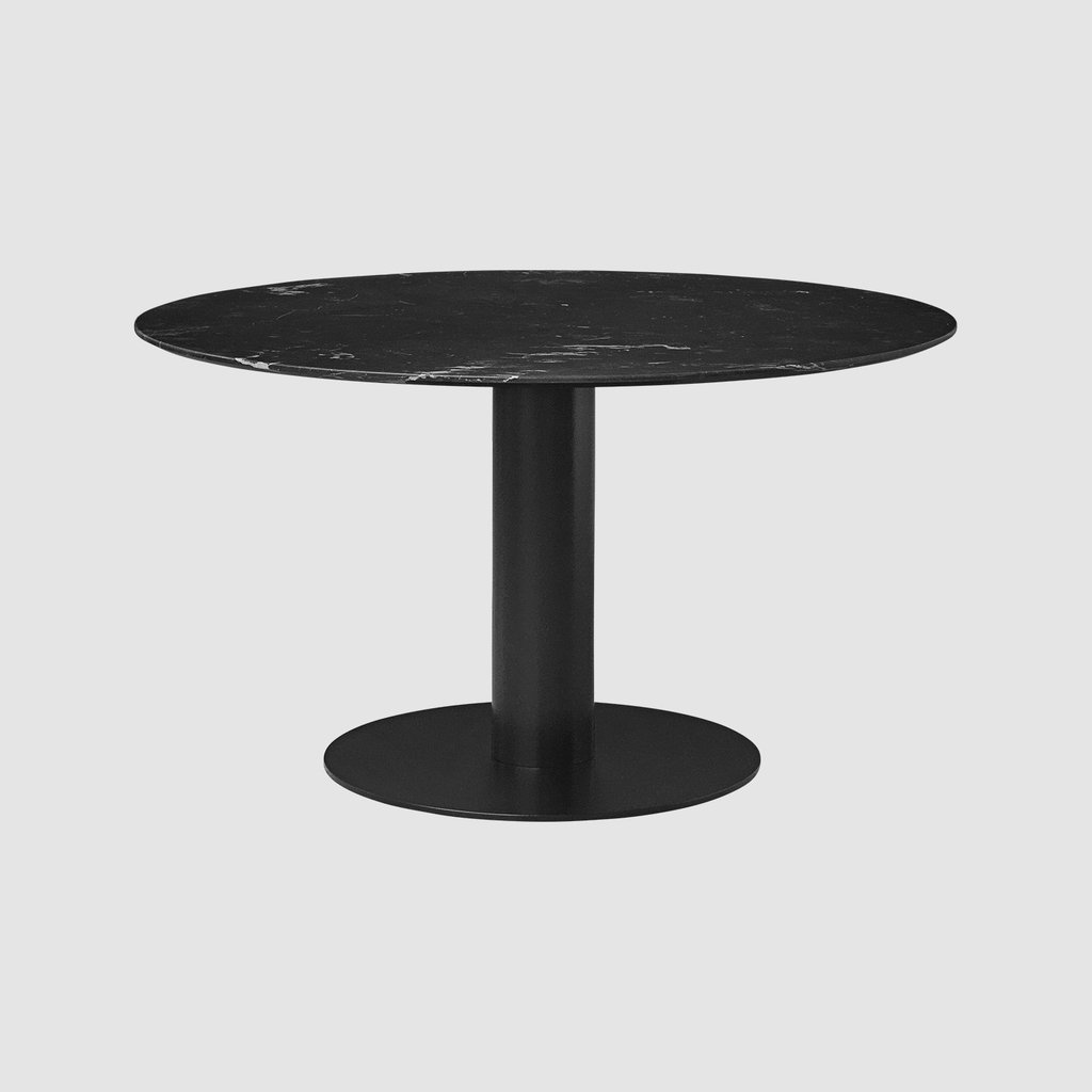 GUBI 2.0 Dining Table - Round - Dia. 130 - Black base