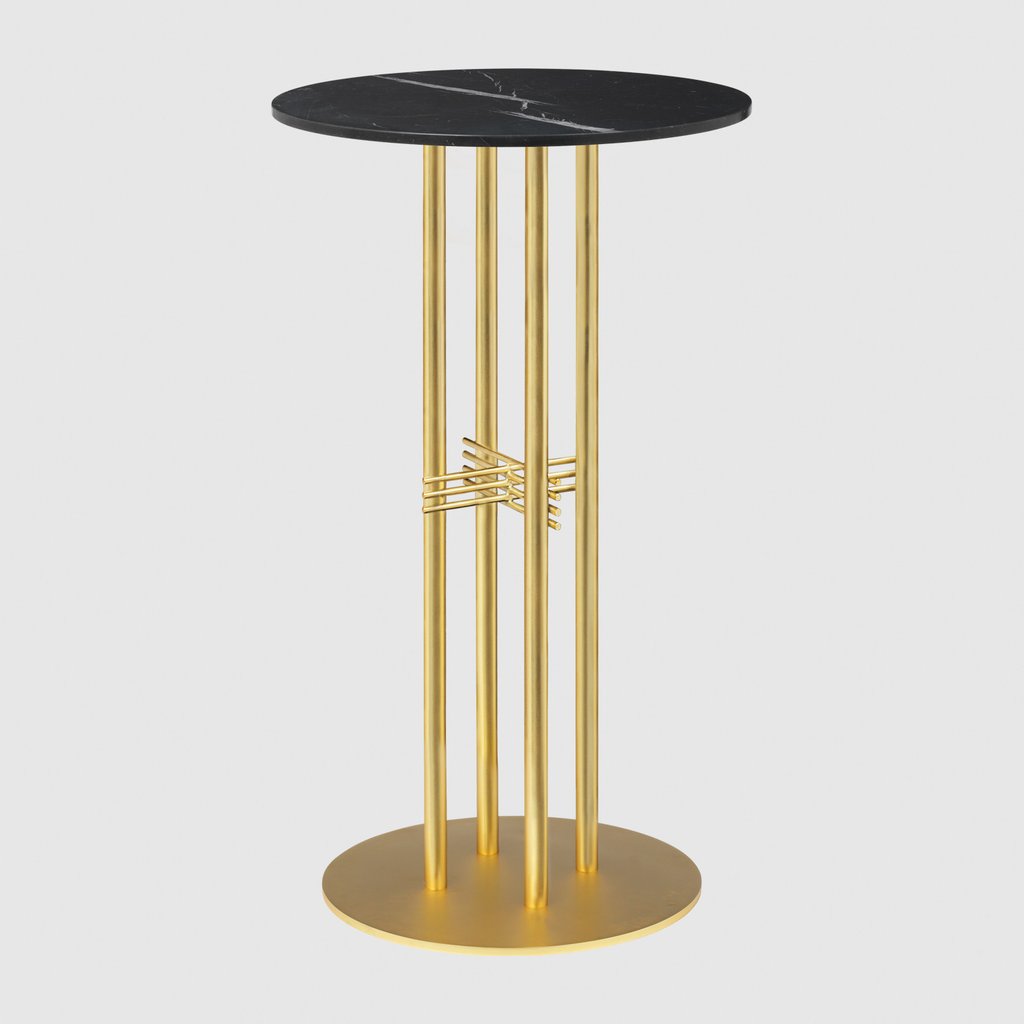 TS Column - Bar Table - Dia. 60 - Brass base