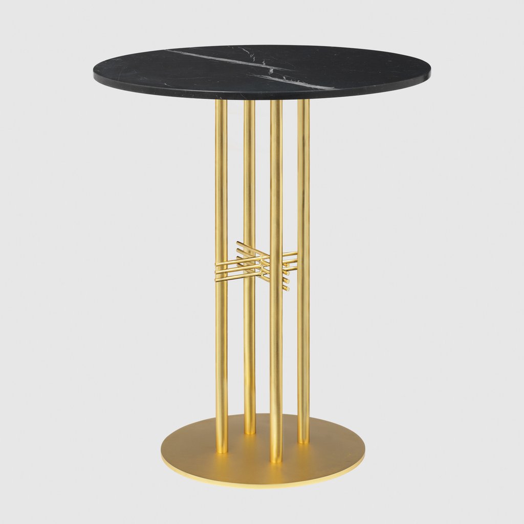 TS Column - Bar Table - Dia. 80 - Brass base
