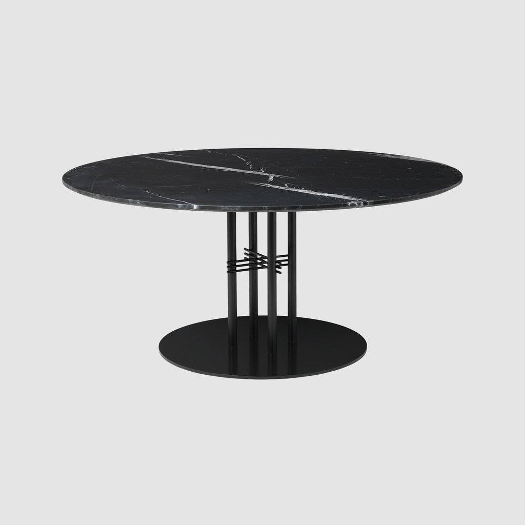 TS Column - Lounge table - Dia. 130 - Black base