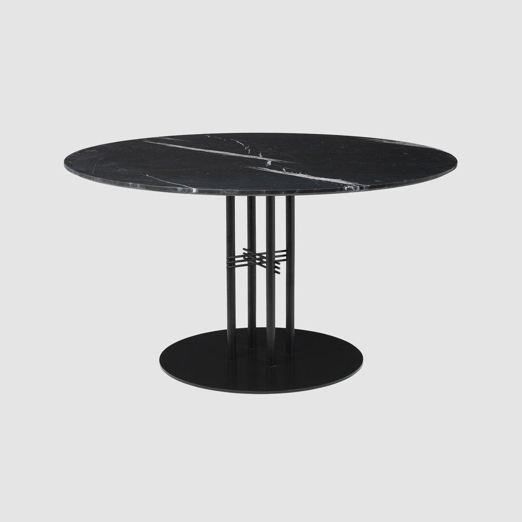 TS Column - Dining Table - Dia. 130 - Black base