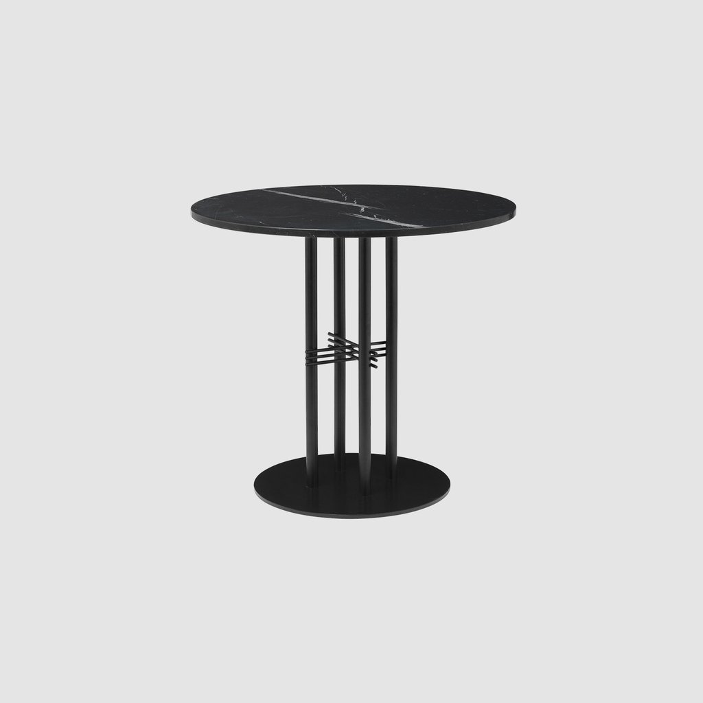 TS Column - Dining Table - Dia. 80 - Black base