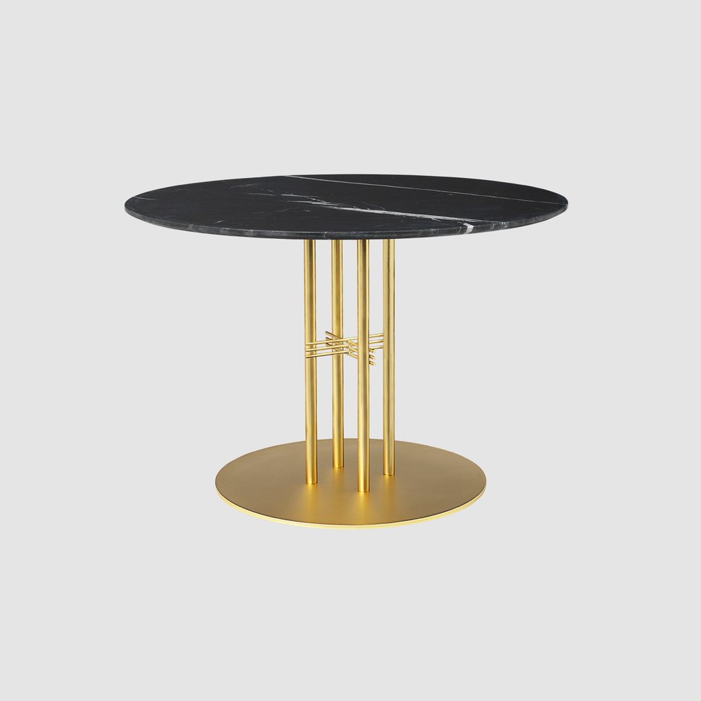 TS Column - Dining Table - Dia. 110 - Brass base